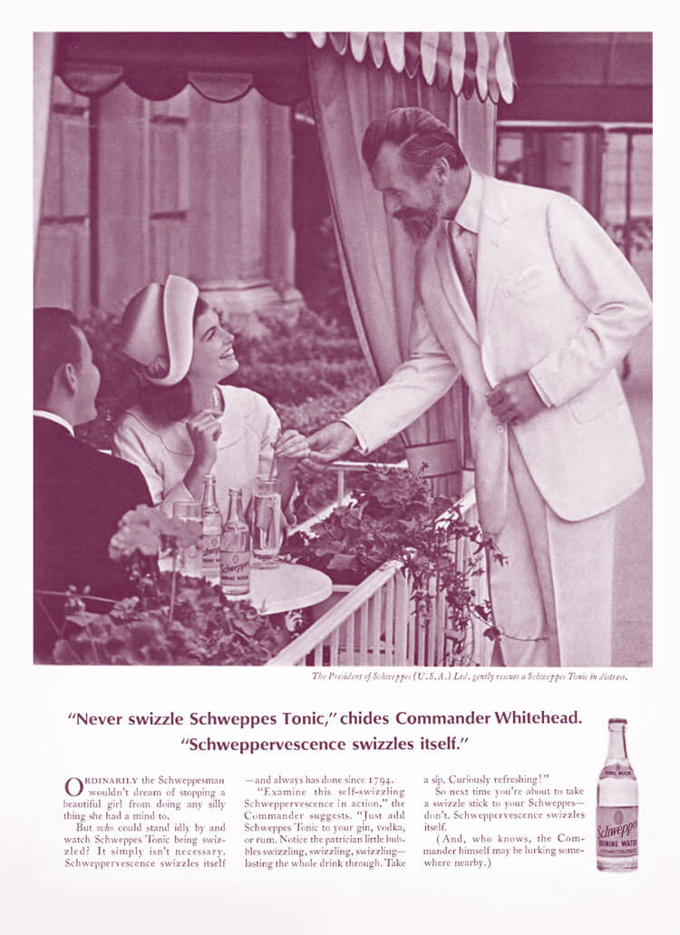 Old Schweppervescence Ad