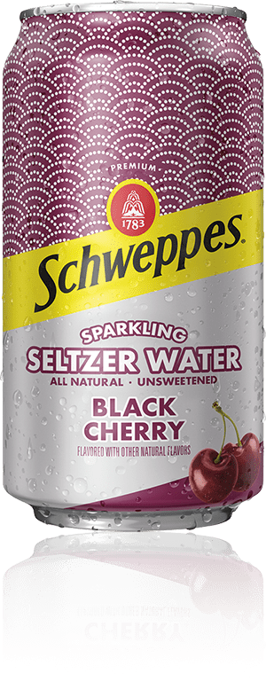 Schweppes Black Cherry Sparkling Seltzer Water