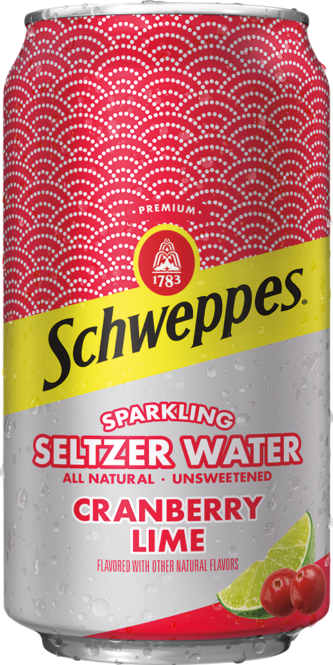 Cranberry Lime Sparkling Water Beverage