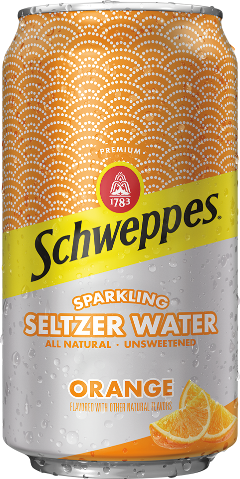 Schweppes Orange Sparkling Water Beverage