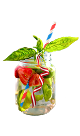 Red White & Basil Sparkler